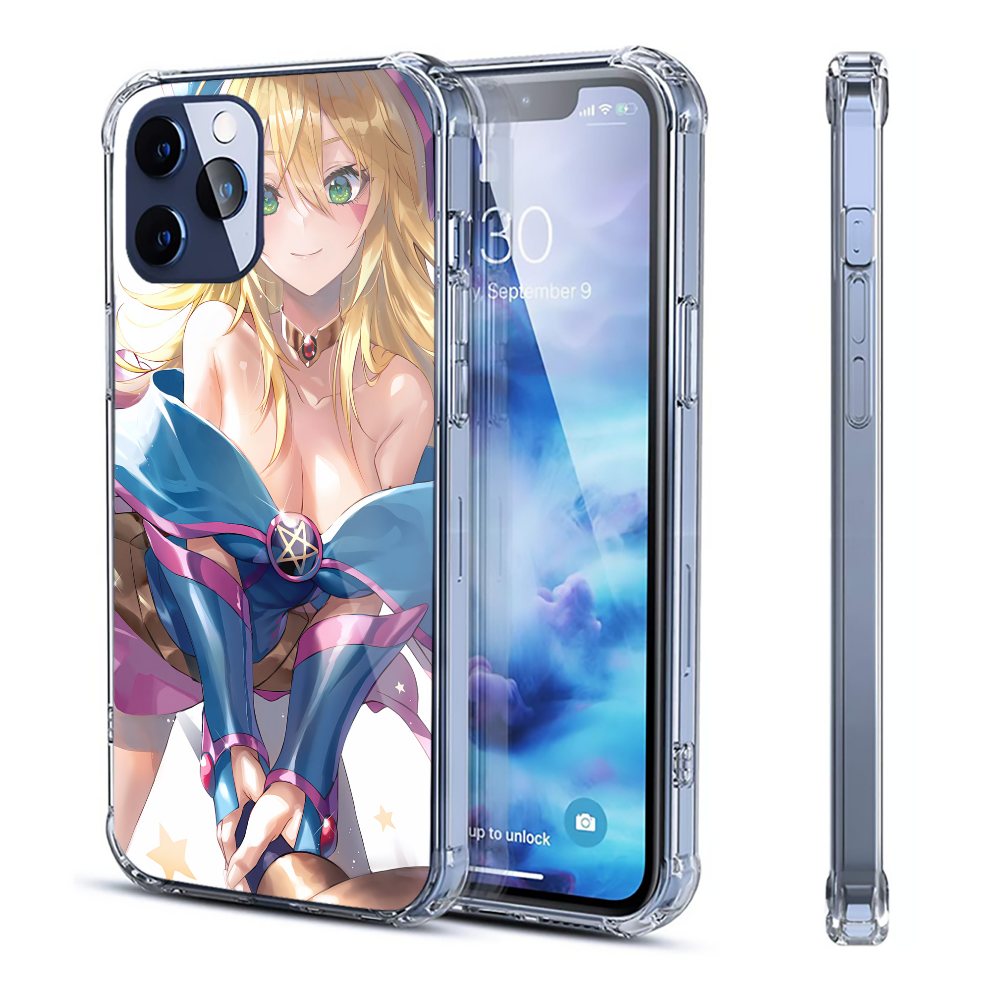 （画像用） 遊☆戯☆王 Yu-Gi-Oh! 【iPhone 12シリーズ対応】透明スマホケース（クリアソフトケース）